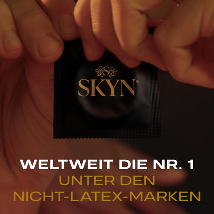 SKYN oriģinālie prezervatīvi, īpaši mīksti, bez lateksa, 40 gab., vecais modelis, melni, 40 vienības (1 iepakojums)
