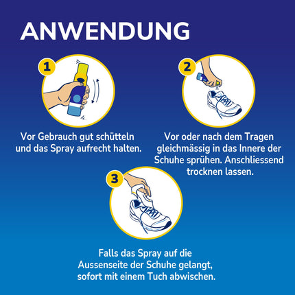 Scholl Fresh Step apavu aerosols pret nepatīkamām smakām, maigs pēdu dezodorants ar ilgstošu iedarbību pret nepatīkamām smakām, svaigiem apaviem, (1 x 150 ml)