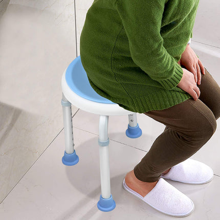 UISEBRT 360° rotējošs dušas krēsls, regulējams augstums, dušas krēsls, vannas krēsls, dušas palīglīdzeklis, vannas krēsls, neslīdošs ar piesūcekni, satvēriena stieni, vannas rokturis (krēsls+satvēriena stienis)