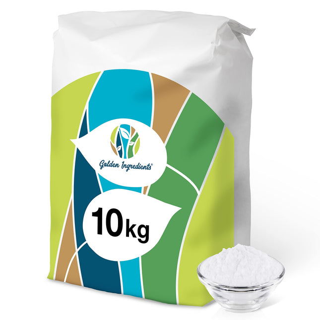 Golden Ingredients citronskābe 10 kg E-330 citronskābes pulveris, pārtikas kvalitātes, tīrīšanai, atkaļķošanai, konservēšanai