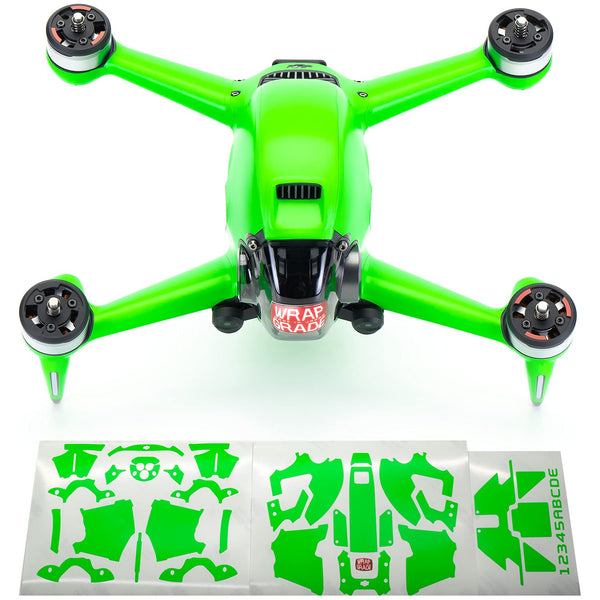 WRAPGRADE apvalks, kas saderīgs ar DJI FPV (NEON zaļš)