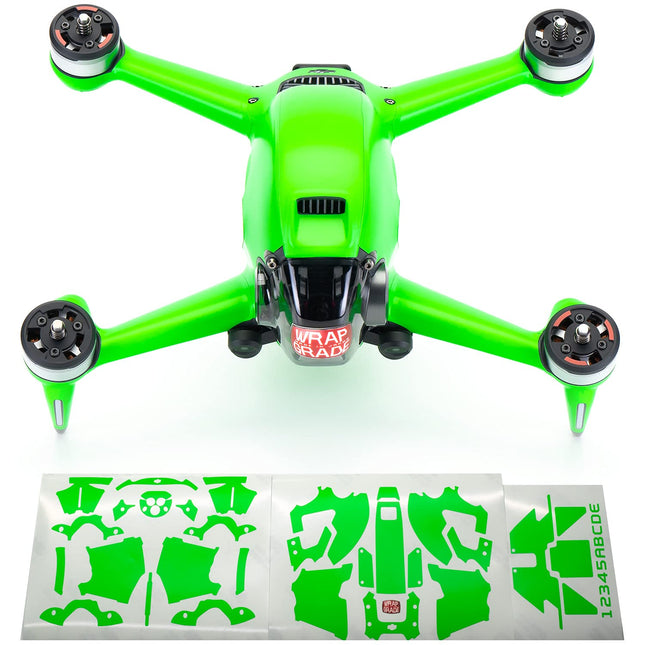 WRAPGRADE apvalks, kas saderīgs ar DJI FPV (NEON zaļš)
