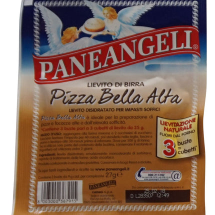 3x Paneangeli Mastro fornaio pica bella alta 27g Alus rauga rauga maisījums 3x9g