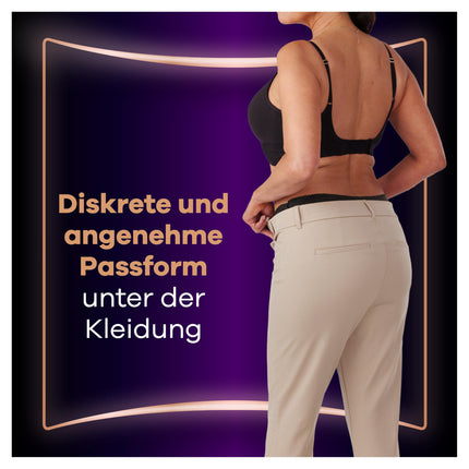 Always Discreet Boutique biksītes urīna nesaturēšanai L izmērs (8 biksītes), urīnpūšļa vājuma gadījumā, absorbē smakas un mitrumu, novērš noplūdi, melnas