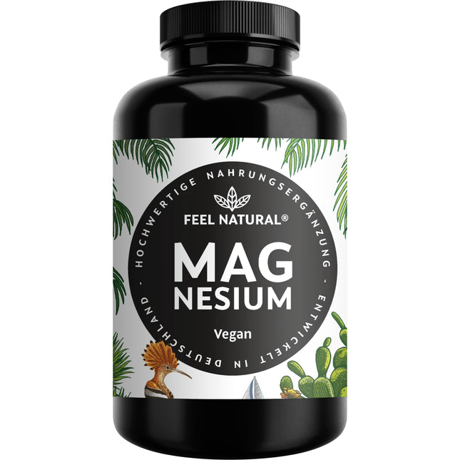 Augstas magnija devas kapsulas - 365 kapsulas (gada daudzums) - 664 mg vienā kapsulā, ieskaitot 400 mg elementārā magnija - augstāks saturs nekā citās magnija formās - Laboratorijā pārbaudīts un vegānisks