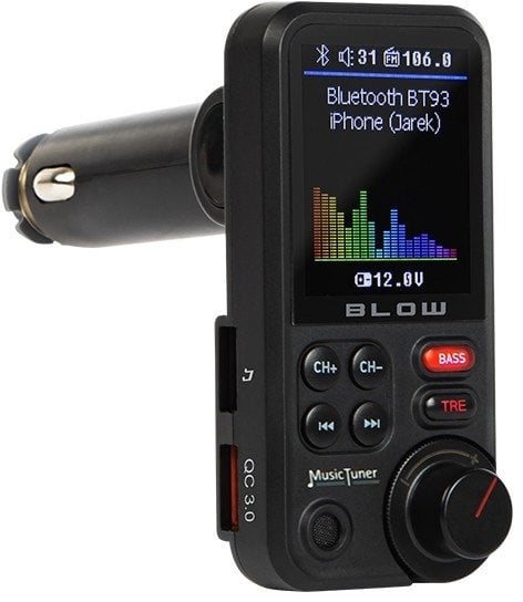 FM modulator Blow Super Bass Bluetooth 5.0, 12 V