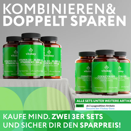 Vitabay Spermidine kapsulas ar augstu devu 6 mg - 120 vegānas kapsulas Spermidīns no kviešu dīgļiem - tīrs kviešu dīgļu spermidīns - laboratoriski pārbaudīts un bez nevēlamām piedevām