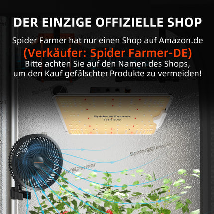 Spider Farmer audzēšanas telts komplekts SF1000 audzēšanas lampa ar regulējamu gaismas spilgtumu, pilna spektra Samsung LM301H EVO diodes, audzēšanas telts komplekts, 70x70x160cm, hidroponikas audzēšanas telts komplekts, ventilācijas sistēma