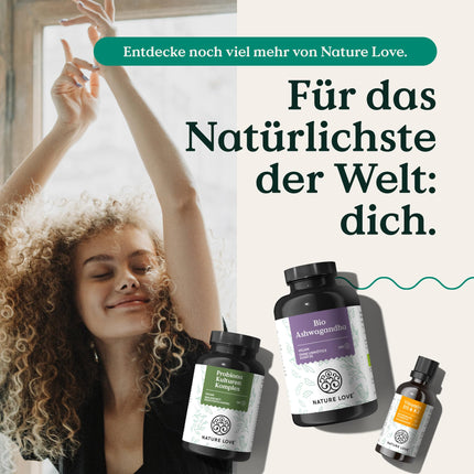 NATURE LOVE® K2 vitamīns MK7-200µg - 1700 pilieni (50ml) - Augstākais transtaukskābju saturs 99,7+% - Augsta kvalitāte: K2VITAL® no Kappa - izšķīdināts MCT kokosriekstu eļļā - Augsta deva, vegāns un ražots Vācijā