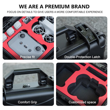 STARTRC Neo Case, ūdensnecaurlaidīgs pārnēsāšanas futrālis DJI Neo Fly More Combo ar RC-N3 tālvadības pulti, Neo Intelligent Flight Battery/Uzlādes centrmezgls