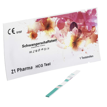 20x Z1 Pharma® grūtniecības tests (4. paaudze) - agrīna testa jutība 10 miU/ml