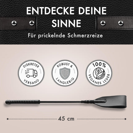 Liebesfreunde® pātaga karstiem BDSM piedzīvojumiem | SM īsa seksa rotaļlieta, ārkārtīgi izturīga sievietēm un vīriešiem | jājoša īsa seksa rotaļlieta pāriem