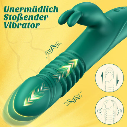 Vibrācijas vibrators sievietēm ar grūdiena funkciju, dildo seksa rotaļlieta sievietēm pāriem ORSLUM seksa rotaļlietu vibratoru komplekti sievietēm klitora solo, seksa rotaļlietas sievietēm ar grūdiena G punkta truša vibratoriem