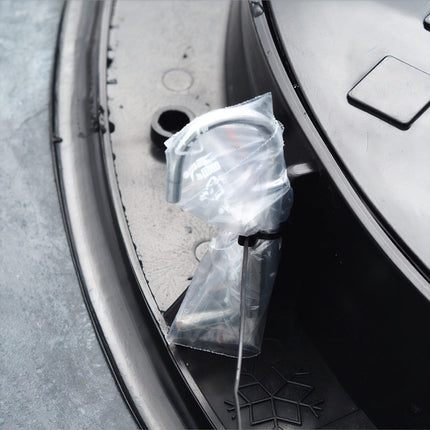 Varile 1100 mm XXL plastmasas lūkas vāks | universāls lūkas vāks | cisternas vāks (melns)