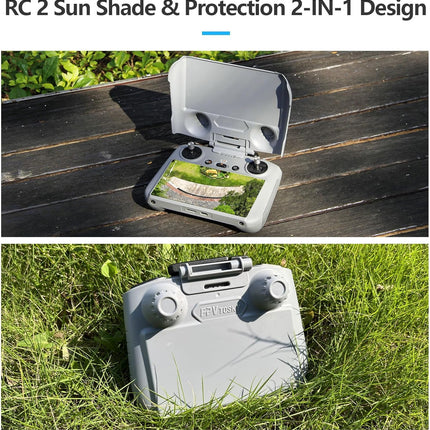 FPVtosky Drone Mini 4 Pro aksesuāru 7 vienā komplekts, divslāņu Mini 4 Pro pārnēsāšanas soma, ND filtru komplekts, nolaišanās paliktnis, siksniņa, RC-2 saules aizsargs, ekrāna aizsargs DJI Mini 4 Pro [tikai Mini 4 Pro RC 2]