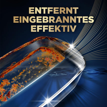 Finish Ultimate Plus Infinity Shine trauku mazgājamās mašīnas tabletes – trauku mazgājamās mašīnas tabletes intensīvai tīrīšanai, tauku šķelšanas jaudai un spīdumam ar aizsargvairogu – 2 x 73 kapsulas