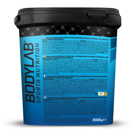 Bodylab24 sūkalu proteīna pulveris, vaniļa, 2kg