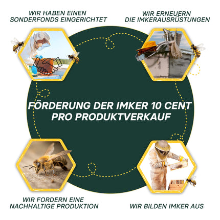 Bee&amp;You peru pieniņš un propoliss medū bērniem, 100% dabīgs, bez piedevām, neapstrādāts medus, godīgas tirdzniecības, dabīgas un kontrolētas sastāvdaļas, 33 balvas, 12 sertifikāti