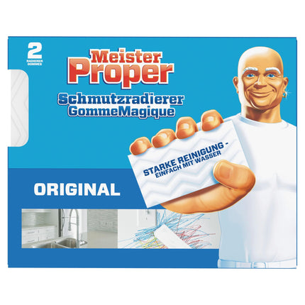 Meister Proper Dirt Eraser Original, dzēšgumijas sūklis spīdīgām virsmām, 2 gab. iepakojumā