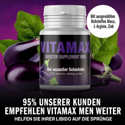 VITAMAX 600mg Macun komplekss aktīviem vīriešiem | Praktisks nedēļas iepakojums