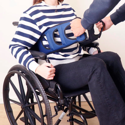 PEPE Mobility — pārvietošanas josta senioriem, cilvēkiem ar staigāšanas grūtībām, izturīga aprūpes josta, ergonomiski rokturi, droša pārvietošana