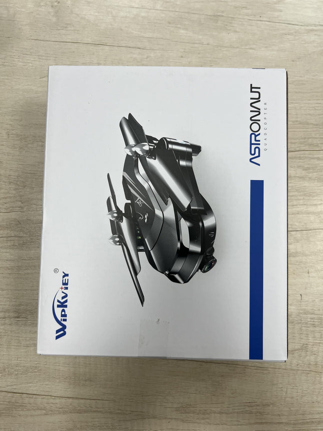 Wipkviey T26 RC drons: 1080P FPV kamera + 3D pagrieziens - salokāms ar bezgalvas režīmu, gravitācijas sensoru un 26–30 min. darbības laiku. Lidojums (2 baterijas)