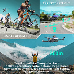 OBEST mini drons ar 4K kameru, tālvadības salokāms WIFI drons, 2 baterijas, 360° šķēršļu apiešana, automātiska atgriešanās, bezgalvas režīms, tālvadības kvadrokopters, bērnu un pieaugušo rotaļlietas un dāvanas