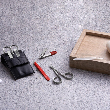 Victorinox nagu knaibles, mazas, nagu griezējs, nagu knaibles, nerūsējošais tērauds, kāju un roku nagiem, profesionālas, manikīram, pedikīram, sarkanas