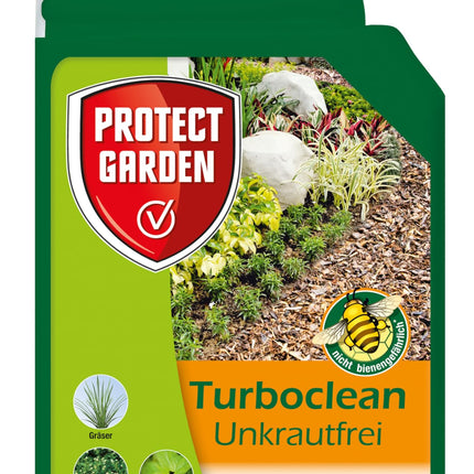 PROTECT GARDEN Turboclean bezrezerves līdzeklis, nezāļu iznīcinātājs pret spītīgām nezālēm, piemēram, mežrozīti un kosu, 1000 ml koncentrāts