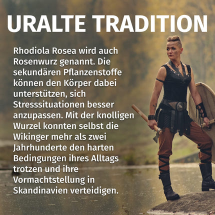 Rhodiola Rosea kapsulas — augsta deva: 500 mg vienā kapsulā ar 3% rozavīniem un 1% salidrosīdu — 4 mēnešu krājumi (120 kapsulas) — Rhodiola Rosea — aptiekas kvalitāte — Green Naturals®