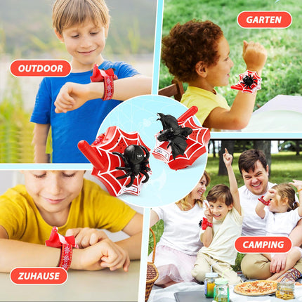 Fygurso Walkie Talkie Kids, rācijas ar zirnekļa sikspārni 3, 4, 5, 6, 7, 8, 9, 10 gadus veciem zēniem un meitenēm, dāvanu rotaļlieta, 1 km sarunu diapazons āra spēlēm, kempingam, pārgājieniem