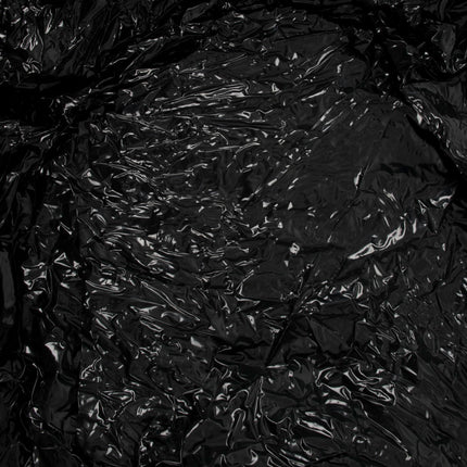 Fetish Collection PVC palags ar gumiju - spīdīga vinila palags sievietēm un vīriešiem, mitrs izskats, mitras spēles gultā, melns
