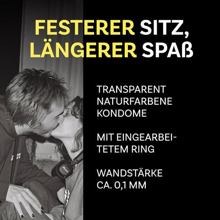 BILLY BOY prezervatīvi Love Longer 10 iepakojumā | 52 mm | Prezervatīvi ilgākai un intensīvākai pieredzei (1x10 gab.)