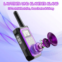 Rāciju komplekts (3 gab.), NXGKET rācija 5 km pieaugušajiem un bērniem, 16 kanālu radio komplekts, uzlādējams ar 1200mAh litija jonu akumulatoru, USB-C uzlādes kabelis, VOX kempingam, pārgājieniem, ceļošanai, slēpošanai, makšķerēšanai, medībām
