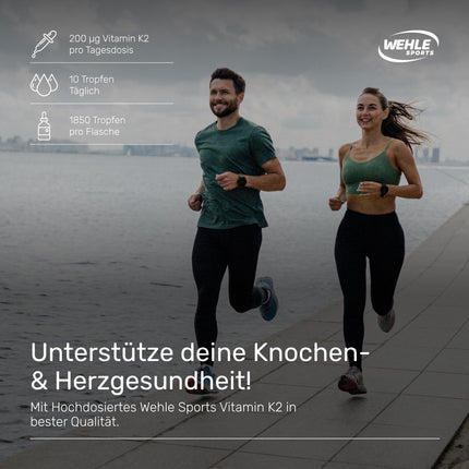 K2 vitamīns MK7 200µg 1850 pilieni 50ml - Premium: 99% All-Trans Menahinons - Laboratorijā pārbaudīts, vegāns, augstas devas un ražots Vācijā.