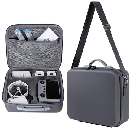Soma DJI Flip – aizsargājošs cieta apvalka pārnēsāšanas futrālis ar kabatu DJI Flip Fly More Combo dronam, daudz vietas visu DJI Flip dronu piederumu glabāšanai.