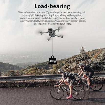 LICHIFIT Drone Airdrop sistēma ar 1/4 skrūvju cauruma saskarni DJI Air 3 gaismjutīgajam metējam, transportēšanai, piegādei, kravas atbrīvošanai, nomešanas ierīcei