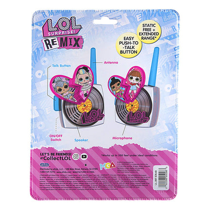 LOL pārsteigums! LL-207 LOL Surprise Remix OMG rācijas, divvirzienu rokas rācijas, liela darbības rādiusa, statiskas, bērniem, labākās rotaļlietas zēniem un meitenēm no 3 gadu vecuma, āra spēles un piedzīvojumi