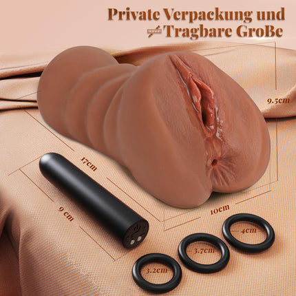 Masturbācija vīriešiem Masturbators Kabatas Pakaļas Seksa Rotaļlieta Vīriešiem, Kabatas Pakaļa Liela Seksa Rotaļlieta Pāriem, Elektriska 3D Maksts Klitora Ar Dzimumlocekļa Gredzenu Mini Vibrators Seksa Rotaļlietu Komplekts