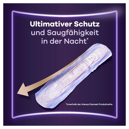 Always Discreet urīna nesaturēšanas ieliktnīši sievietēm Ultimate Night 20 gabali