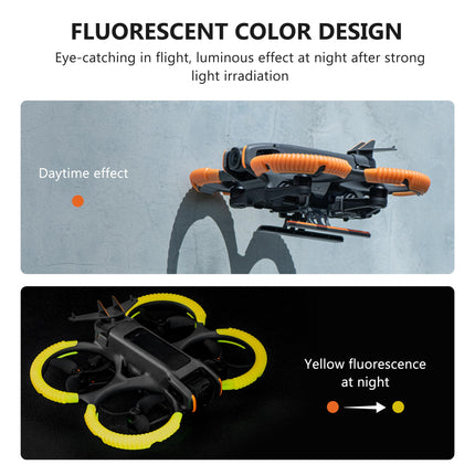 STARTRC 3-IN-1 aksesuāri DJI Avatar 2, propellera aizsargs + aste + nolaišanās pēdas, pagarināts nolaišanās mehānisms DJI Avatar 2 fly more combo aizsargam (bez drona)
