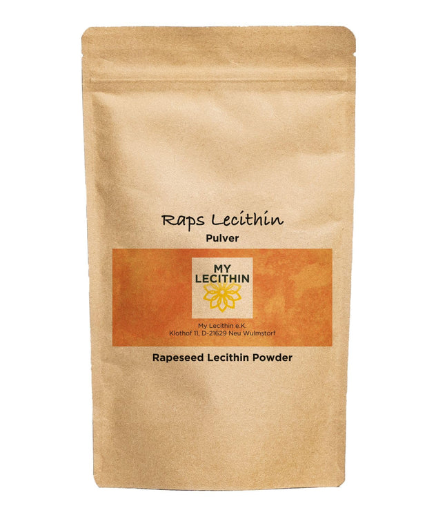 Rapšu lecitīna pulveris 1000g | Tīrs lecitīns | Bez ĢMO | Kvalitāte no Vācijas | vegāns