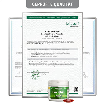 Lecitīns, 1200 mg, 240 kapsulas, augsta deva – BEZ mākslīgām piedevām. Bez ģenētiskās inženierijas. Mīkstās želejas kapsulas.