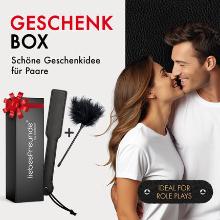 Liebesfreunde® Sex Paddle iesk. Spalvu kutinātājs, BDSM pātagas seksa rotaļlieta pāriem, SM pātaga, crop, bondage aksesuārs