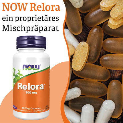 Now Foods, Relora, 300 mg, 60 vegānas kapsulas, laboratoriski pārbaudītas, bez glutēna, bez sojas, veģetārs