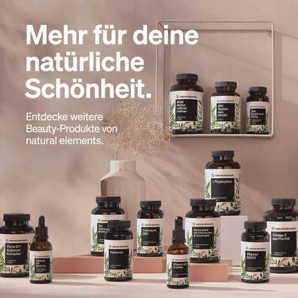 L-lizīns – 365 kapsulas – 800 mg tīra L-lizīna no 1000 mg L-lizīna HCl/dienā – No augu fermentācijas – Bez ĢMO – Vegāns, optimāli dozēts, bez nevajadzīgām piedevām