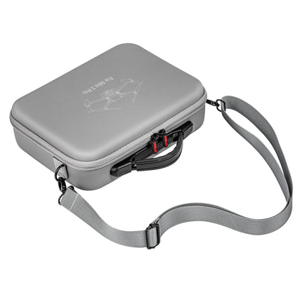 xocome DJI Mini 3 PRO rokassomas un plecu somas organizators DJI Mini 3 Pro dronu aksesuāriem - pārnēsājama cieta rokassoma (DJI RC ar ekrāna tālvadības pulti)