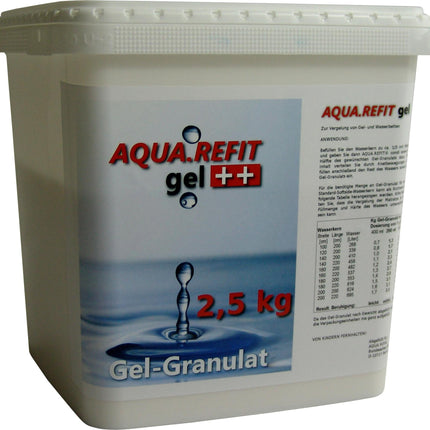 Aqua REFIT ūdens kodola želejveida konsistence ūdensgultās, gēla gultās - ūdensgultas gēla granulu pulveris 13,04 €/kg (2,5 kg)