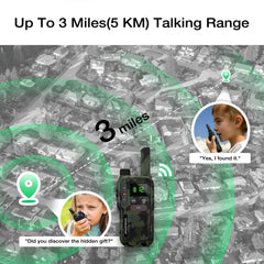BAOFENG GT-18 rācija PMR446 bezlicencēts divvirzienu rācija pieaugušajiem un bērniem, uzlādējama rācija ar 1500mAh akumulatoru, divkāršs PTT, 16 kanāli, skenēšana, lukturītis kempingam un pārgājieniem, 3 gabalu iepakojums