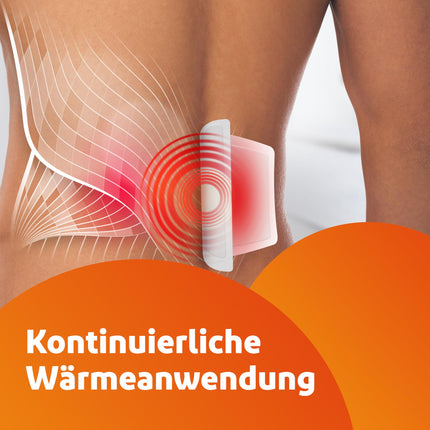 Voltaren sildošie plāksteri bez zāļu aktīvās vielas ilgstošai muguras, kakla un plecu sāpju mazināšanai, 4 plāksteri